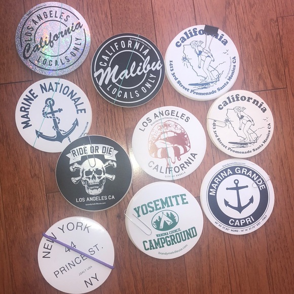5LBS OF BRANDY MELVILLE STICKERS!!😍😍 - Picture 4 of 6
